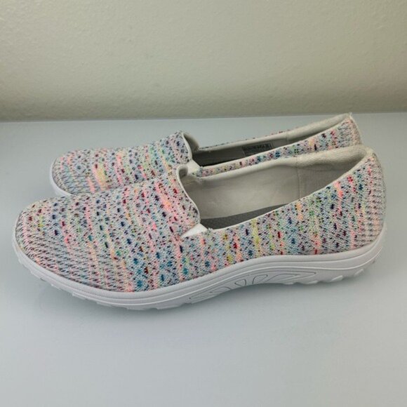 Skechers Multi-Color Speckle Colorful Pull On Sneakers Memory Foam Air-Cool 9.5 - Picture 6 of 16